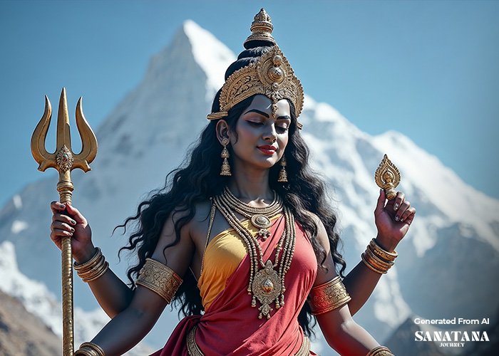 Devi Parvati the daughter of Himalaya