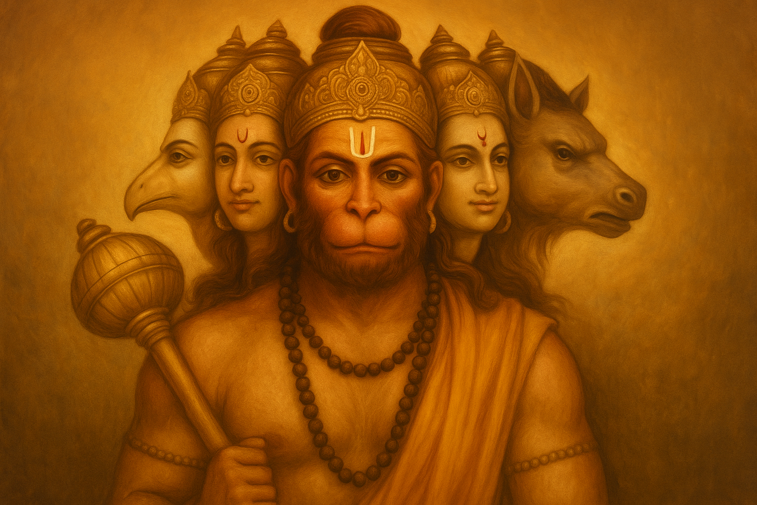 Panchmukhi Hanuman Faces