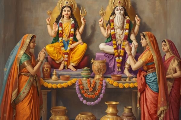 Meaning of Gangaur Puja