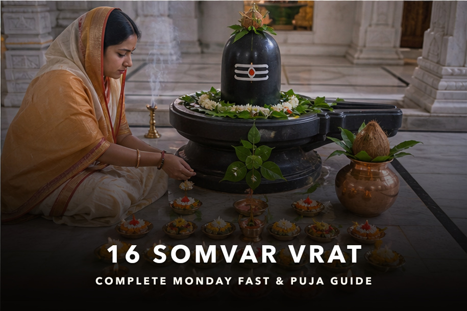 16 Somvar Vrat complete Monday fast and Shiva puja guide