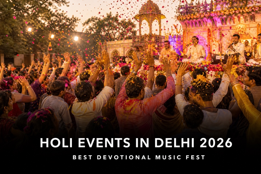 Holi events in Delhi 2026 devotional music festival