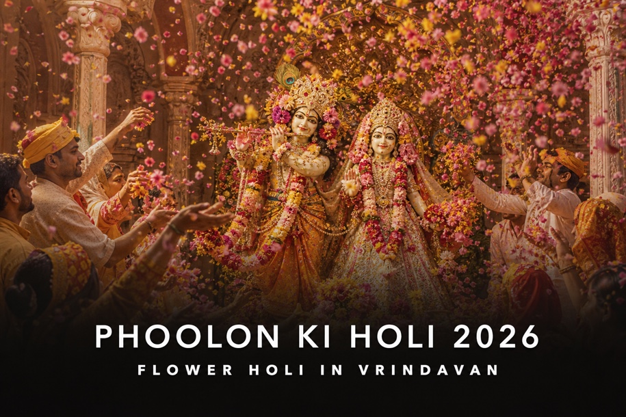 Phoolon Ki Holi 2026 in Vrindavan