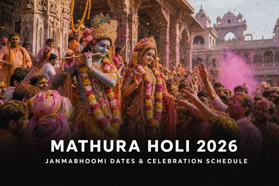 Mathura Holi 2026 Janmabhoomi celebration